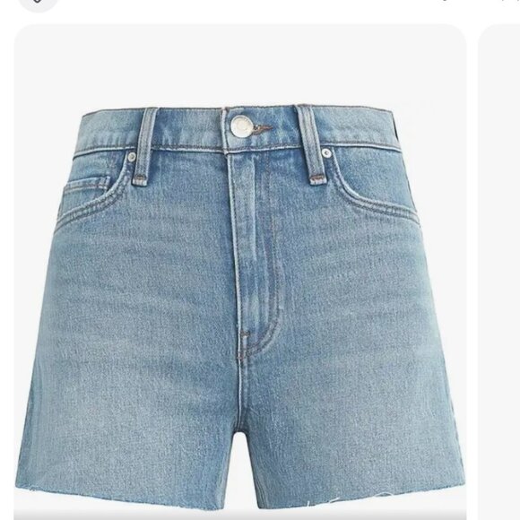 HUDSON GEMMA NWOT CUT OFF JEAN SHORTS SZ 26 - Picture 4 of 6